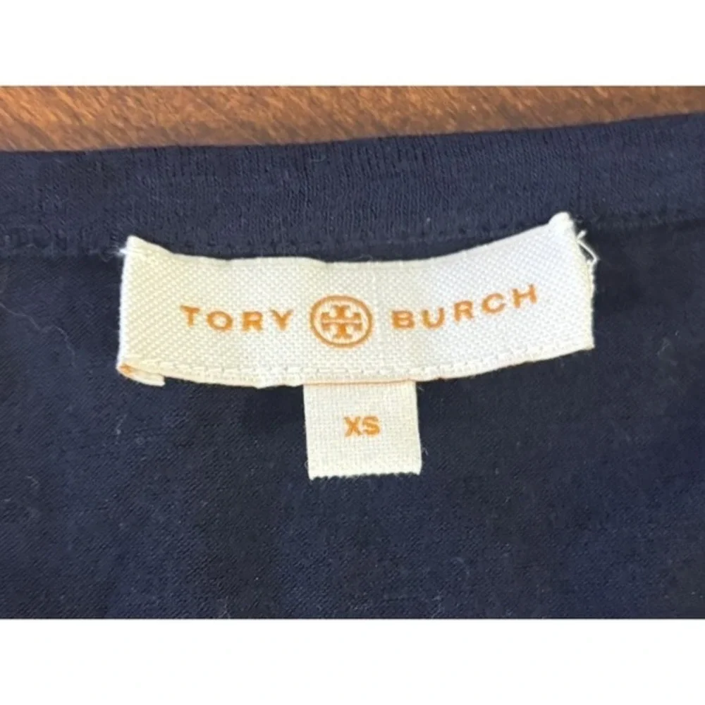 Tory Burch Womens Printed Silk Top Blouse Size XS‎